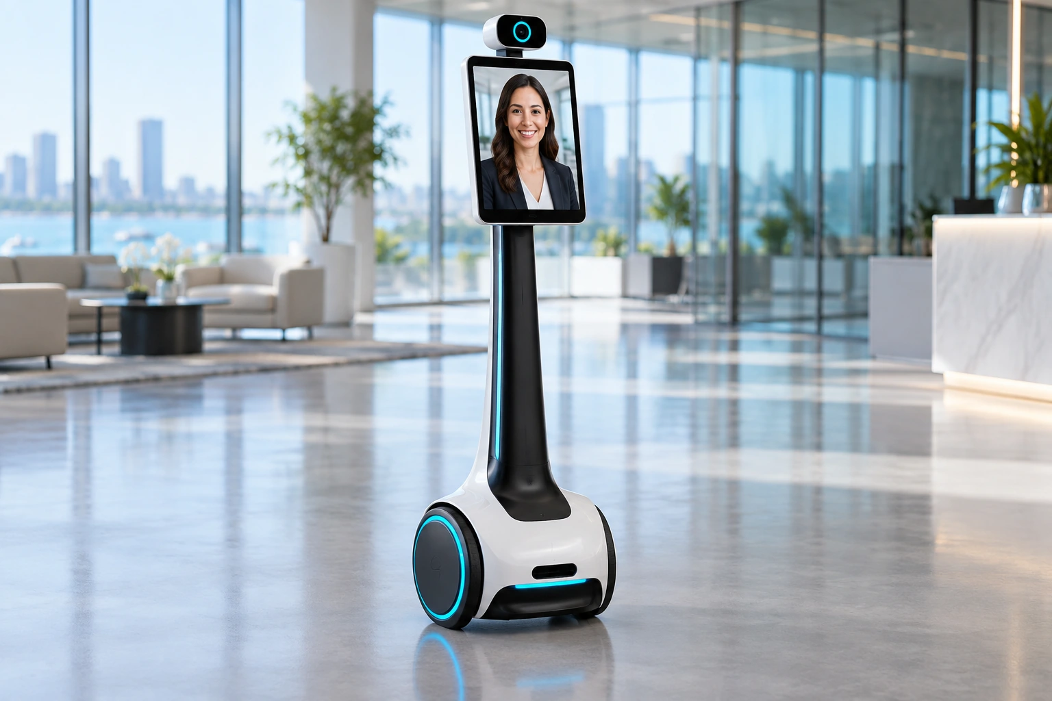 Telepresence Robot T1 — conceptual product illustration
